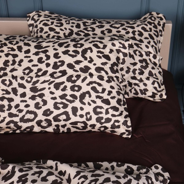 Фото - Комплект постельного белья MirSon 22-1409 Leopard Chic 220х240 (2200011122267)
